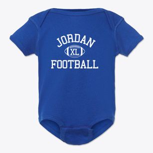 Jordan High School Classic Football Baby Onesie