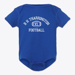 B H Tharrington Primary School Classic Football Baby Onesie