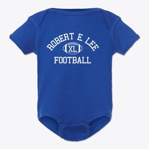 Robert E. Lee High School Classic Football Baby Onesie