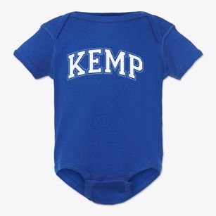 Kemp Elementary School Varsity Arch Baby Onesie