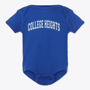 College Heights Elementary School Varsity Arch Baby Onesie