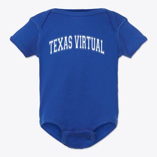 Texas Virtual Academy Varsity Arch Baby Onesie