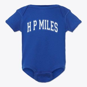 H P Miles Middle School Varsity Arch Baby Onesie