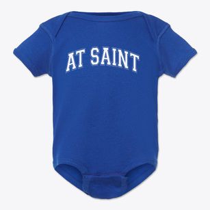 Middle School At Saint Mary's Campus Varsity Arch Baby Onesie