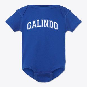 Galindo Elementary School Varsity Arch Baby Onesie