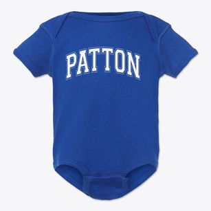 Patton Elementary School Varsity Arch Baby Onesie