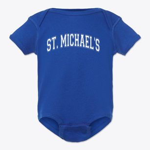 St. Michael's Catholic Academy Varsity Arch Baby Onesie