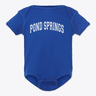 Pond Springs Elementary School Varsity Arch Baby Onesie