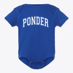Ponder High School Varsity Arch Baby Onesie