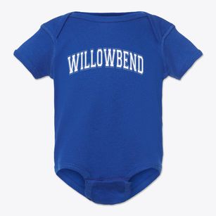 Willowbend Varsity Arch Baby Onesie