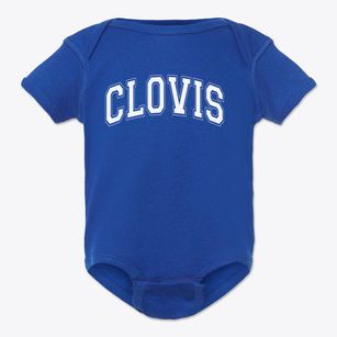 Clovis Christian School Varsity Arch Baby Onesie