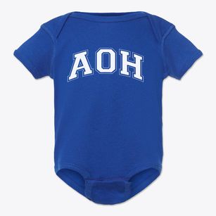 Aoh Christian School Varsity Arch Baby Onesie