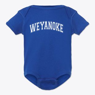 Weyanoke Elementary School Varsity Arch Baby Onesie