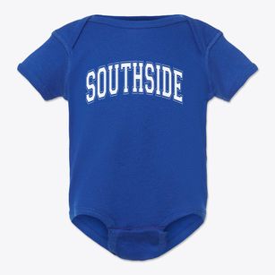 Southside High School Varsity Arch Baby Onesie