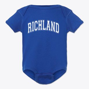Richland High School Varsity Arch Baby Onesie