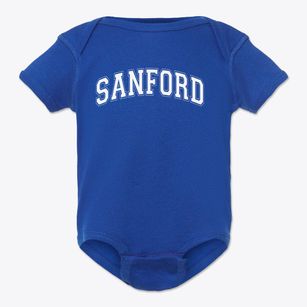 Sanford Elementary School Varsity Arch Baby Onesie