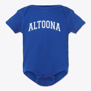 Altoona Middle School Varsity Arch Baby Onesie
