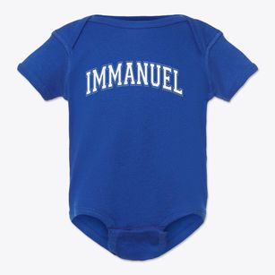 Immanuel Lutheran School Varsity Arch Baby Onesie