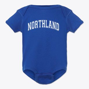 Northland Lutheran High School Varsity Arch Baby Onesie