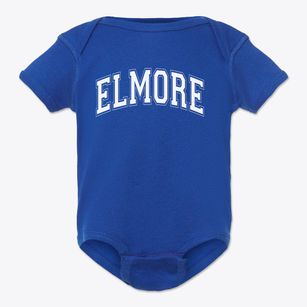 Elmore Elementary School Varsity Arch Baby Onesie