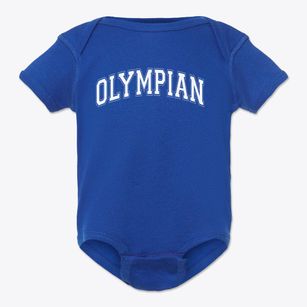 Olympian High School Varsity Arch Baby Onesie