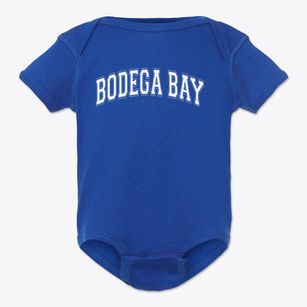 Bodega Bay Elementary School Varsity Arch Baby Onesie