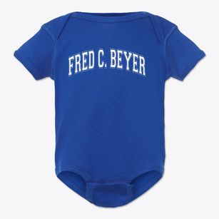 Fred C. Beyer High School Varsity Arch Baby Onesie