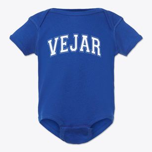 Vejar Elementary School Varsity Arch Baby Onesie