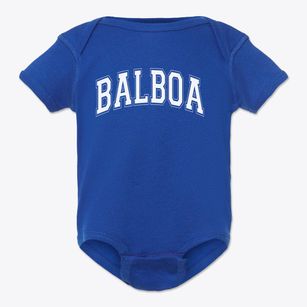 Balboa High School Varsity Arch Baby Onesie
