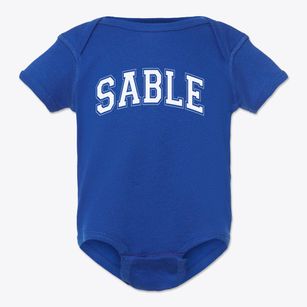 Sable Elementary School Varsity Arch Baby Onesie