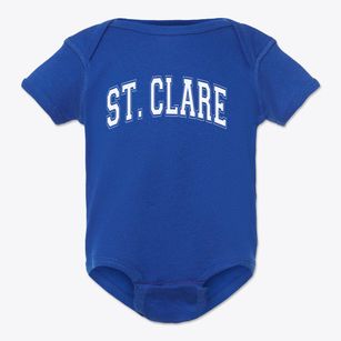 Saint Clare Of Assisi School Varsity Arch Baby Onesie
