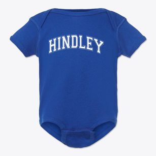Hindley Elementary School Varsity Arch Baby Onesie