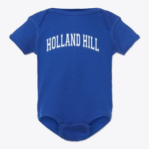 Holland Hill Elementary School Varsity Arch Baby Onesie