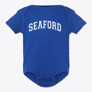 Seaford Middle School Varsity Arch Baby Onesie