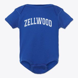 Zellwood Elementary School Varsity Arch Baby Onesie