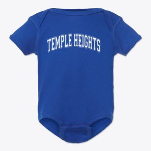 Temple Heights Christian School Varsity Arch Baby Onesie