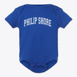 Philip Shore Magnet Elementary School Varsity Arch Baby Onesie