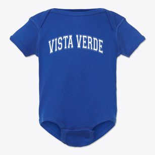 Vista Verde Middle School Varsity Arch Baby Onesie