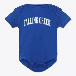 Falling Creek Elementary School Varsity Arch Baby Onesie
