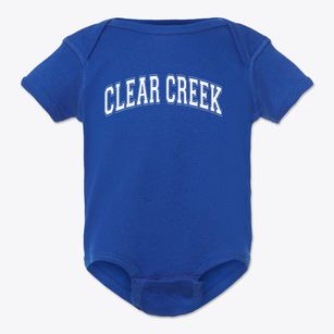 Clear Creek Middle School Varsity Arch Baby Onesie