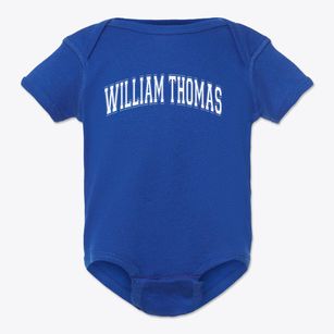 William Thomas Middle School Varsity Arch Baby Onesie