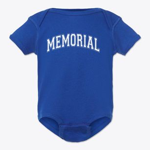 Memorial Elementary School Varsity Arch Baby Onesie