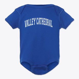 Valley Cathedral Christian School Varsity Arch Baby Onesie