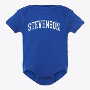 Stevenson Elementary School Varsity Arch Baby Onesie