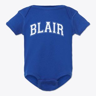 Blair School Varsity Arch Baby Onesie