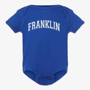 Franklin Magnet School Varsity Arch Baby Onesie
