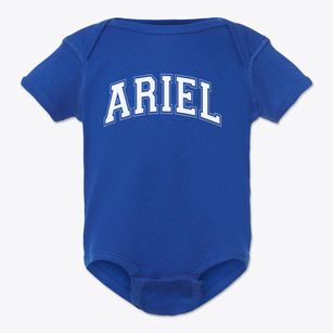 Ariel Community Academy Varsity Arch Baby Onesie