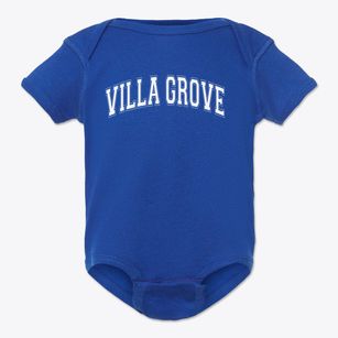 Villa Grove High School Varsity Arch Baby Onesie