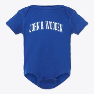 John R. Wooden Middle School Varsity Arch Baby Onesie