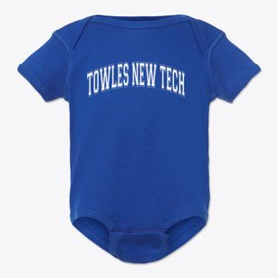 Towles New Tech Varsity Arch Baby Onesie